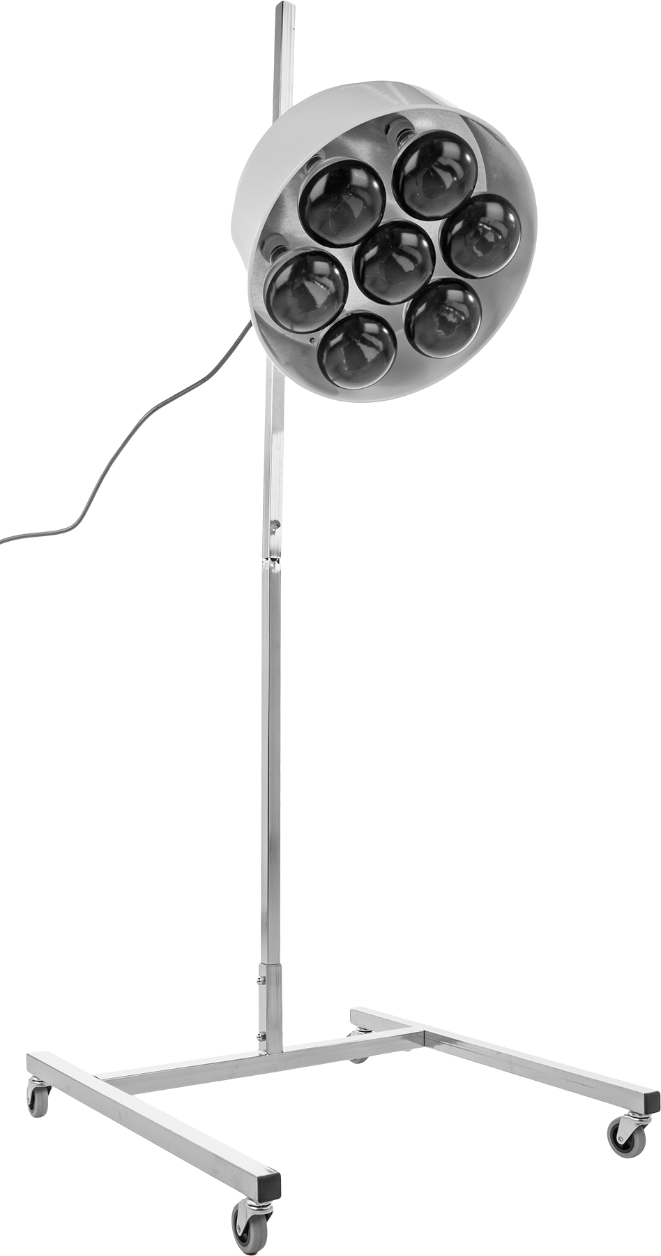 Ayarlanabilir Sıcaklık Ayarlı Mobil Isıtma Lambası, Ampuller Dahildir, 120V AC/DC — 120V AC, 5-15, Ayarlanabilir