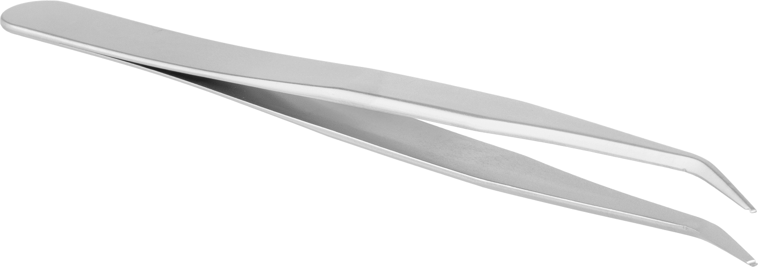 Yüksek Hassasiyetli Cımbız, 0.106" x 0.050" Kalınlığında Kavisli Silindirik Uçlar ile, Numara 58A