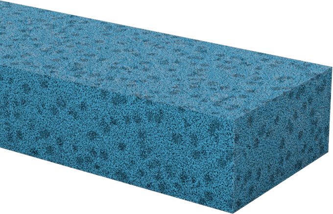 Süper Emici Köpük, Arka Yüzü Yapışkanlı Şerit, 1/2" x 54" Uzunluk x 1/4" Kalınlık