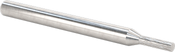 1/8" Çaplı Şaftlı Karbür Freze Ucu, Düz Silindir, Anma Numarası