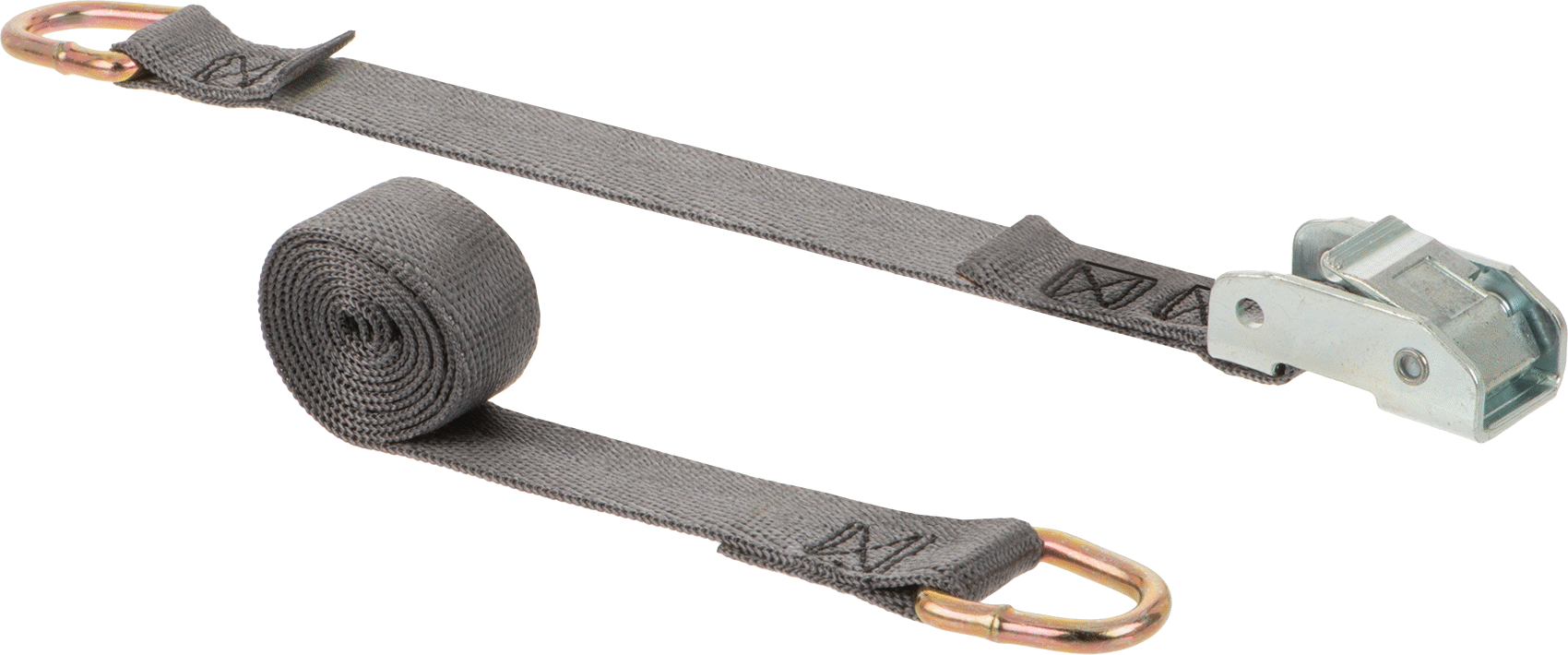 Quick-Tight Bağlama Kayışı, D-Halkalı, Naylon, 1" Genişlik, 3 Fit Maksimum Uzunluk