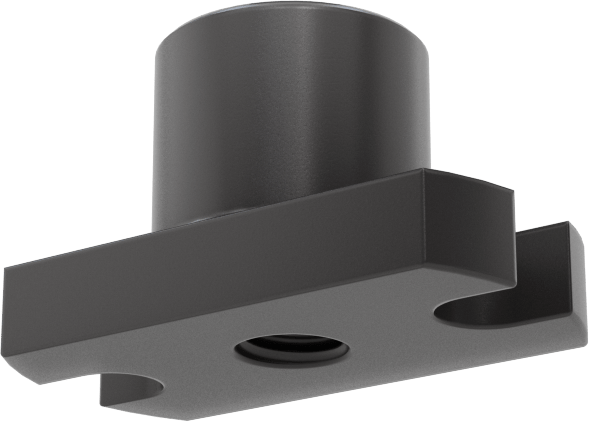 Ultra Hassas Kılavuz Vida için M3 x 0.5 mm Diş Boyutuna Sahip PEEK Flanşlı Somun