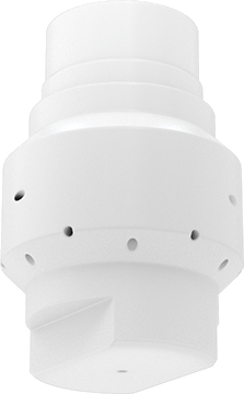 PTFE Plastik Dönen Tank Yıkama Nozulu