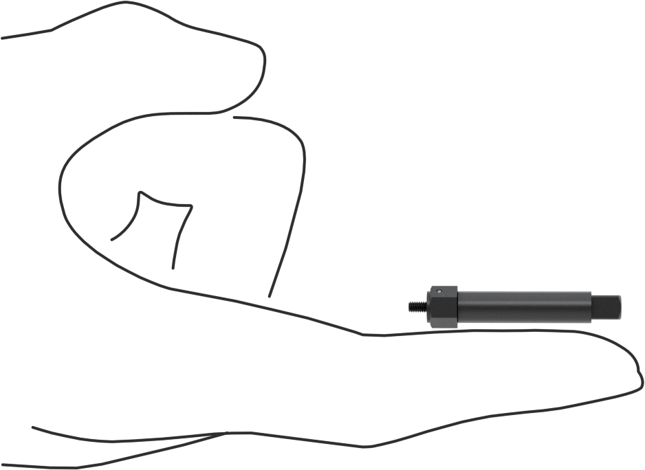 M2 x 0.4 mm Diş Boyutu Kılavuz Ekler için Montaj Aleti
