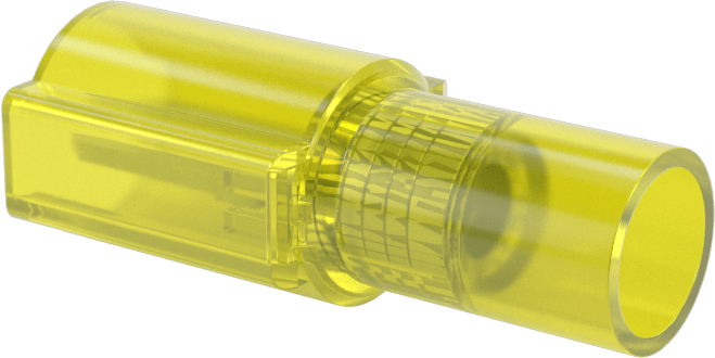 Tam Yalıtımlı Faston Terminaller, Erkek, Tek Sıkma, 12-10 AWG için, 0.250" Tırnak Genişliği