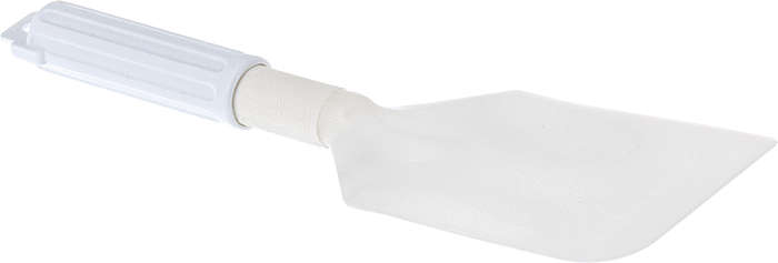 Düz Bıçaklı Plastik Spatula, Polipropilen Saplı, Polietilen Bıçak