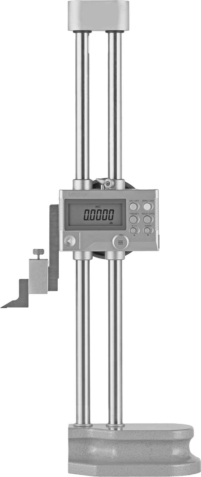 Mitutoyo Elektronik Yükseklik Ölçer, 2 sütunlu, 0-12 inç/300 mm Aralık, Model Numarası 192-670-10