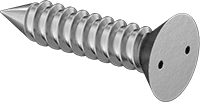 Delikli Anahtar Havşa Başlı Vidalar, Sac Metal için, 18-8 Paslanmaz Çelik