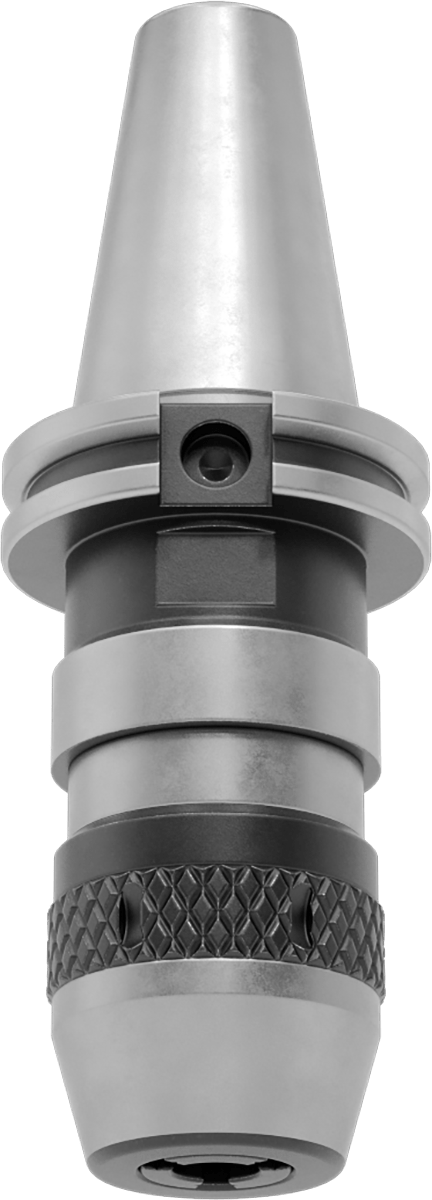 Cat Konik Entegre Milli Matkap Mandreni, Anahtarsız, Cat 50 Konik, 3/32" ila 1/2" Uç Şaft Boyutu için