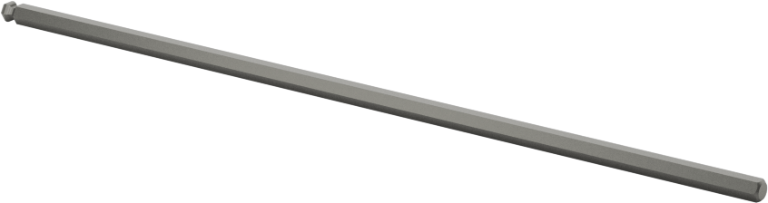 Bilyalı Uçlu Tornavida Mili, 5/64" Altıgen Ölçü, 3-5/8" Toplam Uzunluk