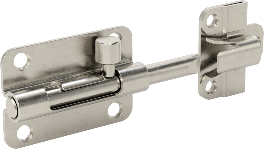 Kendinden Hizalamalı Kayar Cıvata Mandalı, 304 Paslanmaz Çelik, 1-1/2" Yükseklik x 2-3/16" Genişlik — 304 Stainless Steel, Stainless Stee…