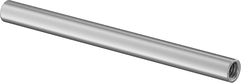 Bağlantı Çubuğu, Çinko Kaplamalı Karbon Çelik, 10-32 İç Diş, 3" Uzunluk