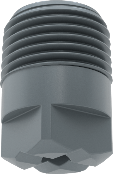 Kare Desenli Püskürtme Memesi, PVC Plastik, 1/2 NPT Erkek, 20 PSI'da 5.5 gpm