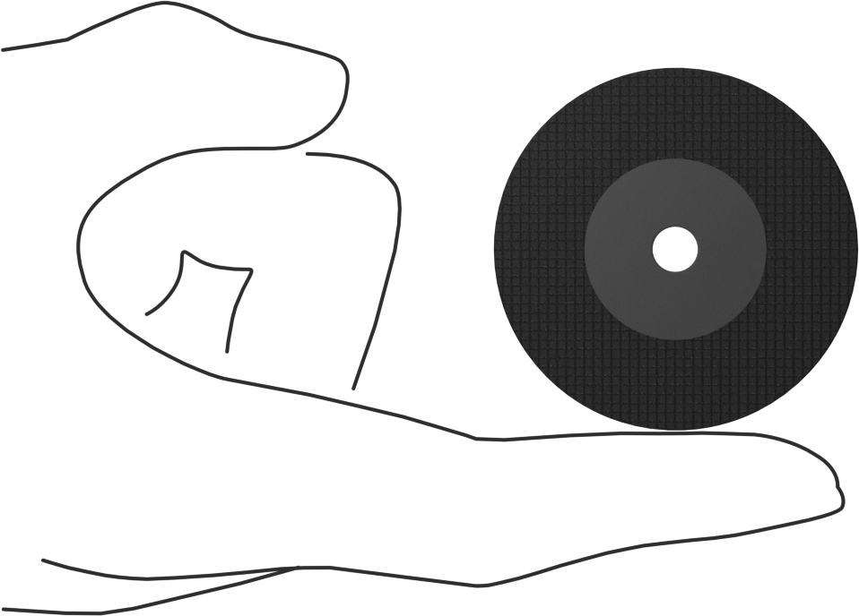 Düz Taşlama Kesme Diski, Metal için, Hızlı Kesim, 2 inç Çap, 1/4" Mil Deliği Boyutu