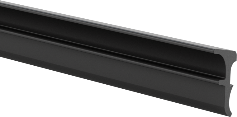T-Yivli Çerçeve, 1.5" için Panel Contası, 30 ve 40 mm Yüksekliğinde Ray, 6.5' Uzunluk