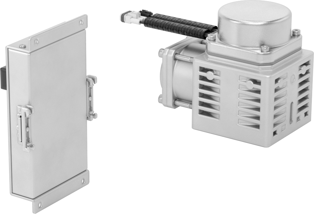Yağsız Elektrikli Hava Kompresörü/Vakum Pompası, 24V DC, BSPT Dişi
