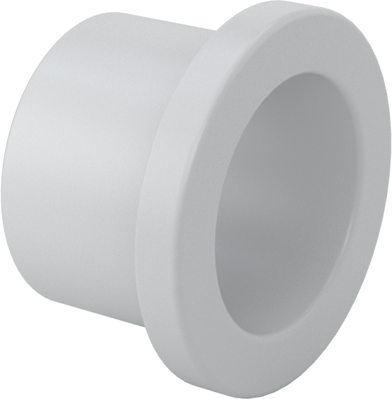 Sert PVC Boru için 1-1/4 Boru - Delikli Erkek Adaptör — Adaptör, Konektör, Plastic, PVC, Düz