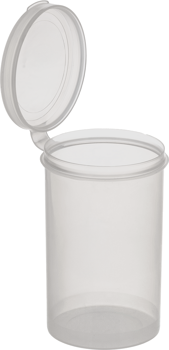 Polipropilen Plastik Kavanozlar, Polipropilen Şişe, 4.1 FL oz/120 ml Kapasite 2 inç Çap — 4.1 fl. oz., 120 ml, 3 1⁄4", Plastic, Polypropy…