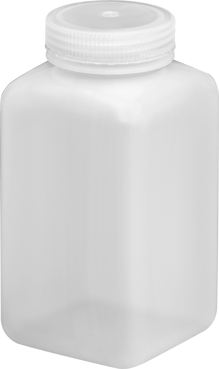 Yarı Şeffaf HDPE Plastik Kavanoz, 32 FL oz/950 ml Kapasite, 3-3/4" Genişlik — 32 fl. oz., 950 ml, 7", HDPE, Plastic, Polypropylene