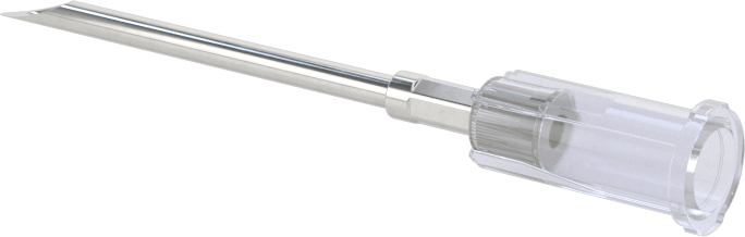 Luer Lock Bağlantılı Steril Paslanmaz Çelik Şırınga İğnesi, 16 G İğne, 1" Uzunluk