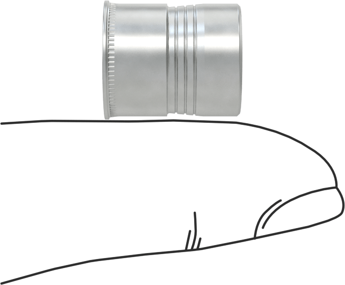 Metrik Düşük Profilli Pop Somun, Kalay-Çinko Kaplı Alüminyum, M8x1.25 İç Diş, 15.2mm