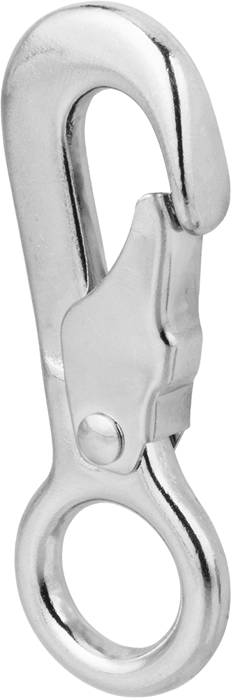 Çinko Kaplı Gözlü Demir Çıtçıt, 1/4" Karabina Açıklığı Genişliği — Demir, 1⁄4", Yay