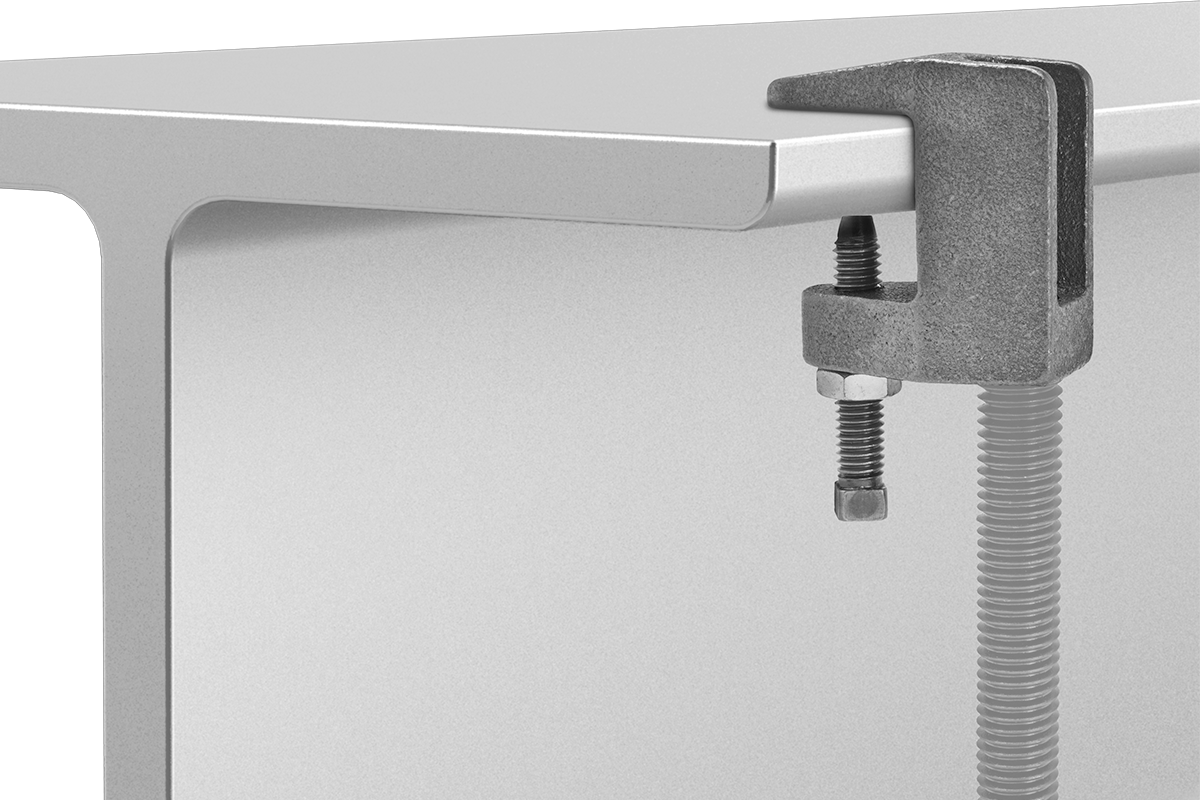 Gijon için Kiriş Kelepçesi, Üst Montaj, 5/8"-11 Çubuk Boyutu için