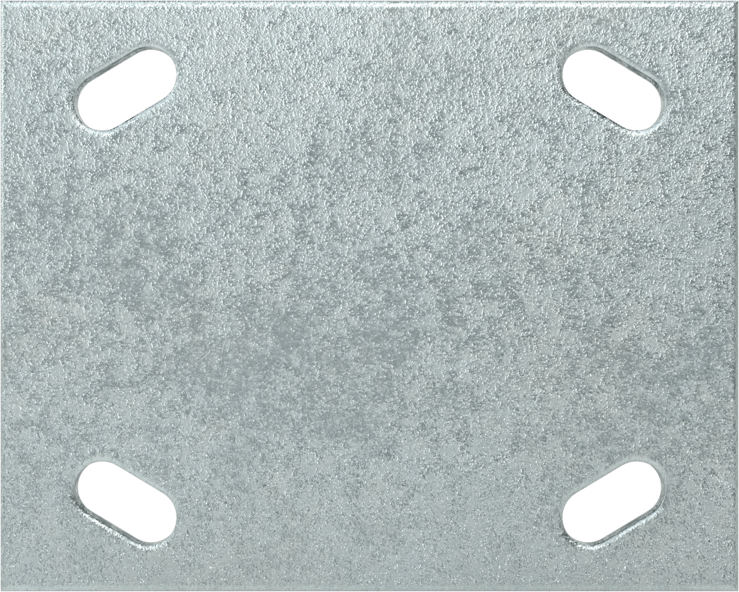 5" x 4" Montaj Plakalı Yüksek Kapasiteli Spartan Tekerlek, 4" Çapında Çelik Tekerlekli Sert