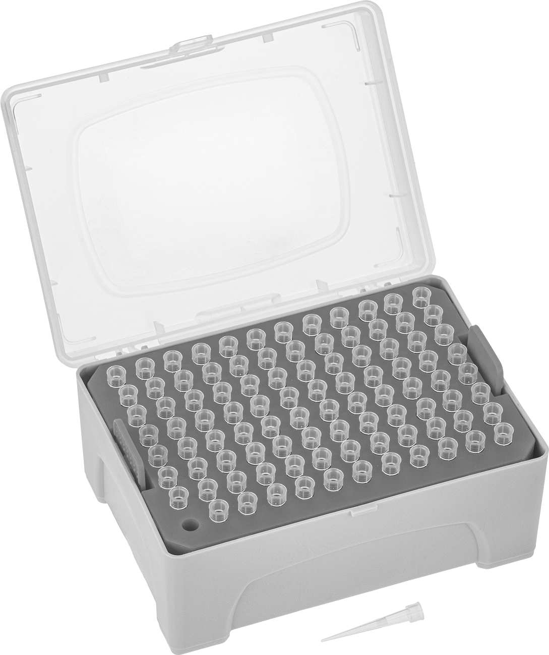 Steril Evrensel Uyumlu Pipet Uçları, Filtreli, Raf, 0.0001 ml ila 0.01 ml Kapasite, 1-1/4" Uzunluk