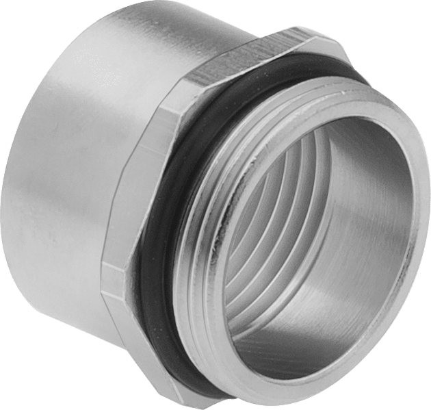 Dişli Adaptör, Nikel Kaplı Pirinç, 3/4 NPT Dişi - PG-21 Erkek — PG-21, NPT, PG, Conduit, Cord Grip, Electrical Box