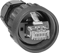 Vidalı Islak Ortam RJ45 Konektörleri ve Kabloları