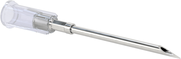 Luer Lock Bağlantılı Steril Paslanmaz Çelik Şırınga İğnesi, 16 G İğne, 1" Uzunluk