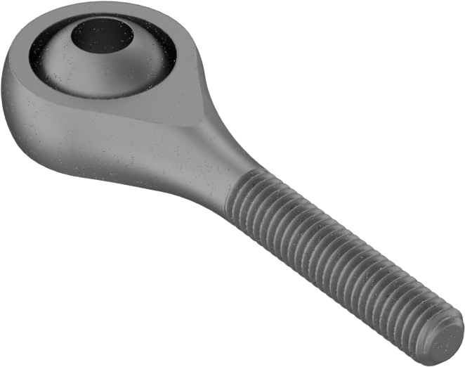 Bilyalı Mafsal Çubuk Ucu, M3 x 0.5 mm Diş, Sağ Yönlü