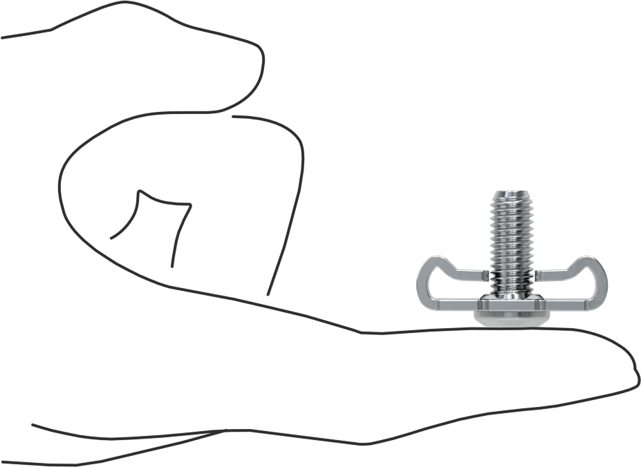 T-Yivli Çerçeve Yapısal Braket, Tırnaklı Gizli Braket, 1.5 ve 40 mm Yüksekliğinde Ray için