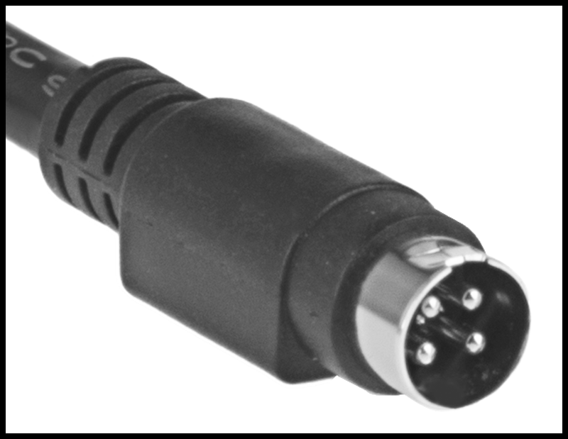 4-Pole 4-Pin Circular DIN Output