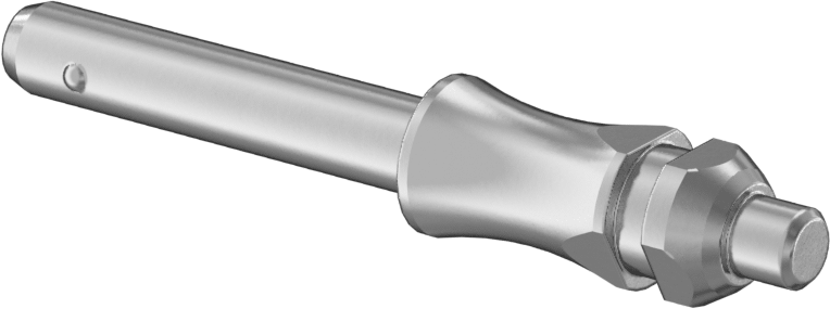 Dar Alanlar için Kilitli Hızlı Açma Pimi, 6 mm Çap, 25 mm Kullanılabilir Uzunluk