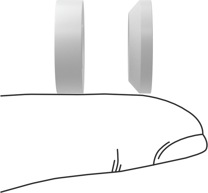 5/16" İç Çap x 11/16" Dış Çap PTFE İstiflenebilir V-Halka Sızdırmazlık Contası için 1 Erkek ve 1 Dişi Adaptör