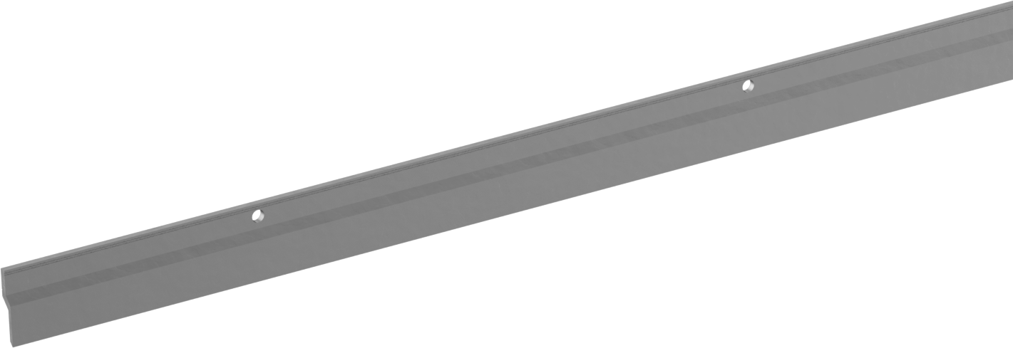 Çıkarılabilir Panel Asma Braketi, Boyutta Kesim, 72" x 1-1/8", 7/32" Çıkıntı