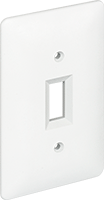 1 Cihaz için Toggle-Switch Duvar Plakası