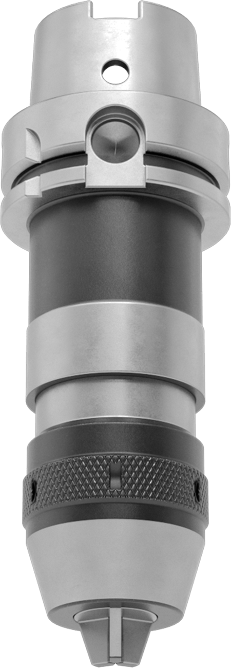 Hsk Konik Entegre Mil ile Matkap Mandreni, Anahtarsız, Hsk-100A Şaft, 3/32"-1/2" Uç Şaft Boyutu için — Entegre Mil, Anahtarsız, 3⁄32" to…