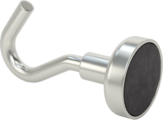 Mıknatıslı Kanca, 5/8" Genişlik x 5/8" Yükseklik x 1-3/8" Derinlik