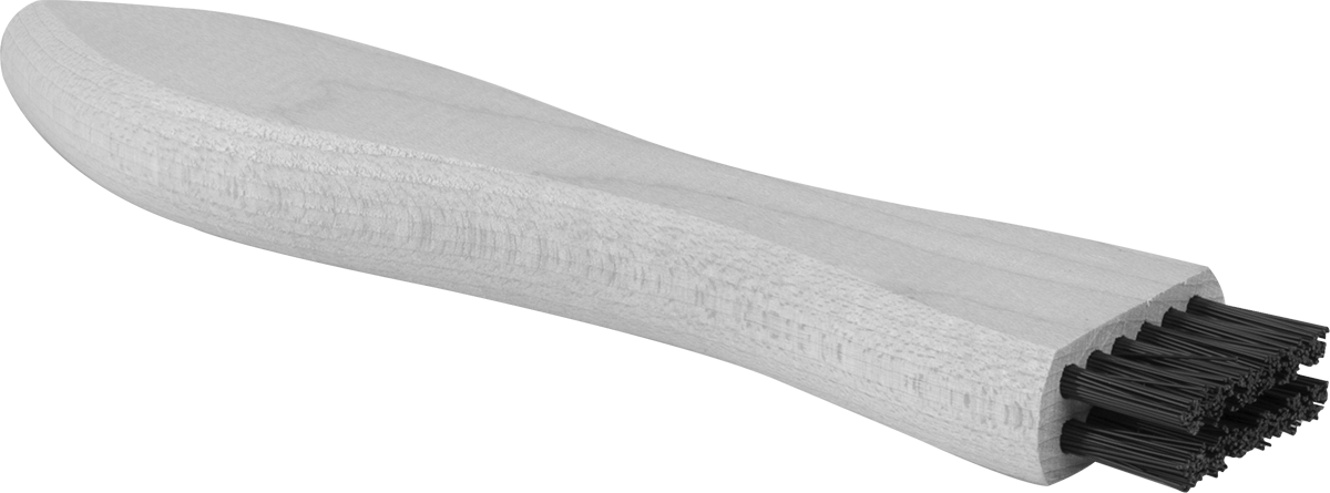 7/8" Genişlikte Kimyasallara Dayanıklı Talaş Fırçası El Fırçası — Nylon, Plastic, 7⁄8", Ahşap