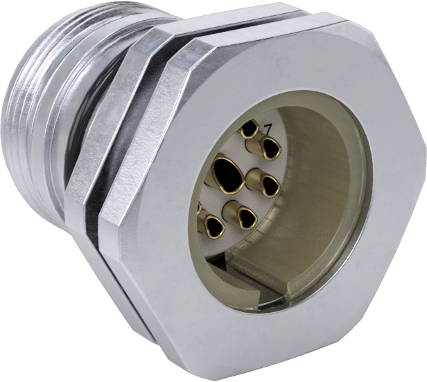 Servomotor M23 Sinyal Konektörü, Erkek Priz, 9 Saat Yönünde Kutup