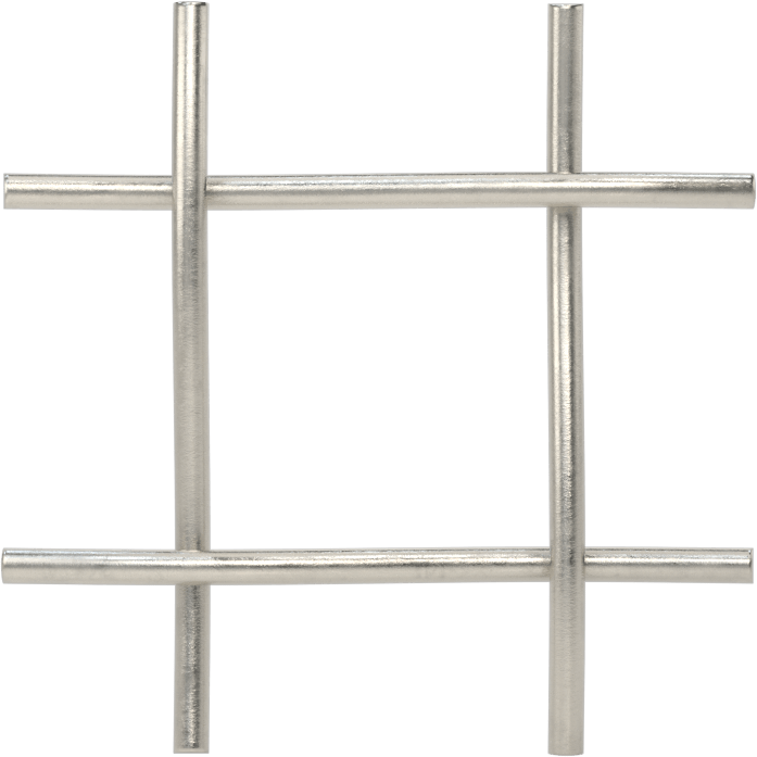 316 Paslanmaz Çelik Filtre Ağı, 3 Fit Genişlik, 2 x 2 Örgü Boyutu, 0.453" Açıklık Boyutu, 1 Fit Uzunluğunda