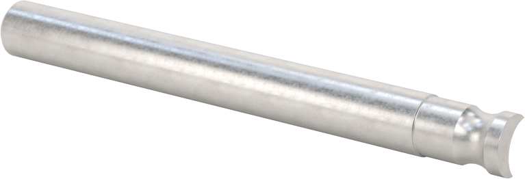Kaplamasız Karbür Köşe Yuvarlama Freze Ucu, Yuvarlatılmış Köşe için, 1/8" Kesme Yarıçapı