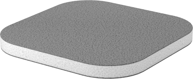Yastıklı Zımpara Pedi, 2" x 2", Parlak Yüzey için, 2400 Kum