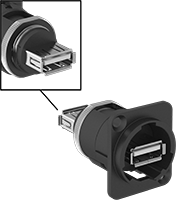 Panele Monte USB Adaptörü