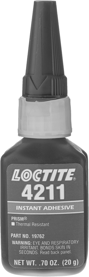 Anında Yapışan Yapıştırıcı, Neme Dayanıklı, Loctite®, 4211, 0.7 FL. oz Şişe