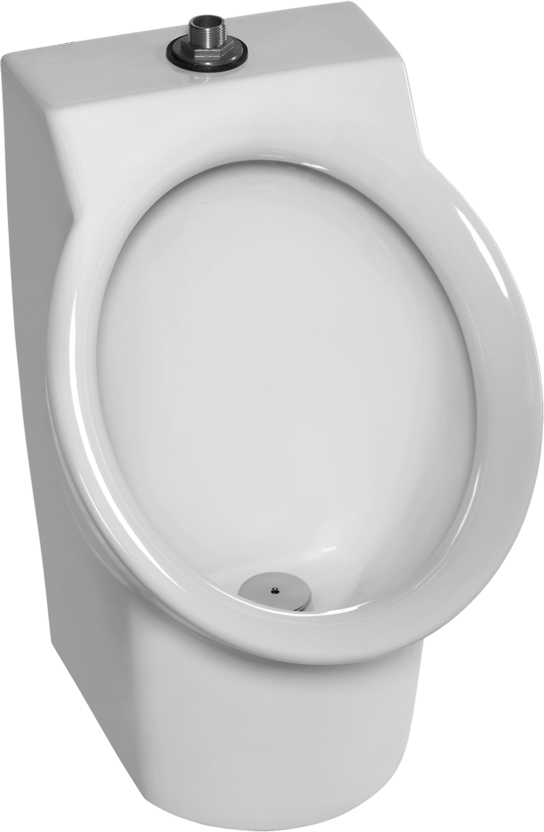 Pisuar, Arka Çıkışlı, 21-1/2" Yükseklik x 13-3/8" Genişlik x 14" Derinlik