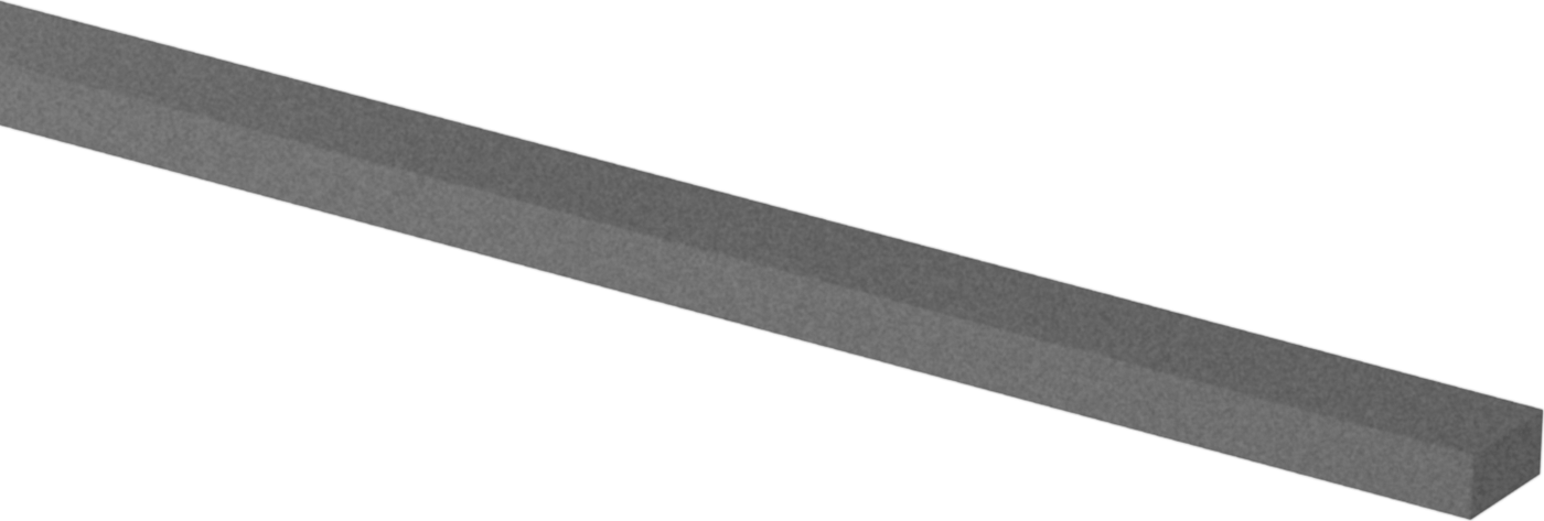 Viton® Floroelastomer Köpük Şerit, Kimyasal Dayanıklı, Yapışkan Arka Yüzeyli, 1/4" Genişlik, 1/8" Kalınlık, 56" Uzunluk